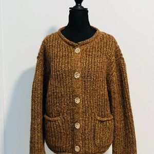 Staccato Brown Button-Up Cardigan